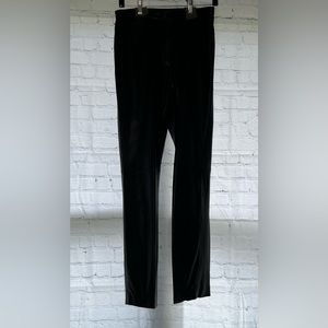 Monica Bianco Milano black lambskin leather pants